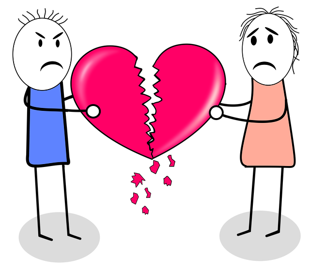Cartoon.couple Cartoon Couple fighting